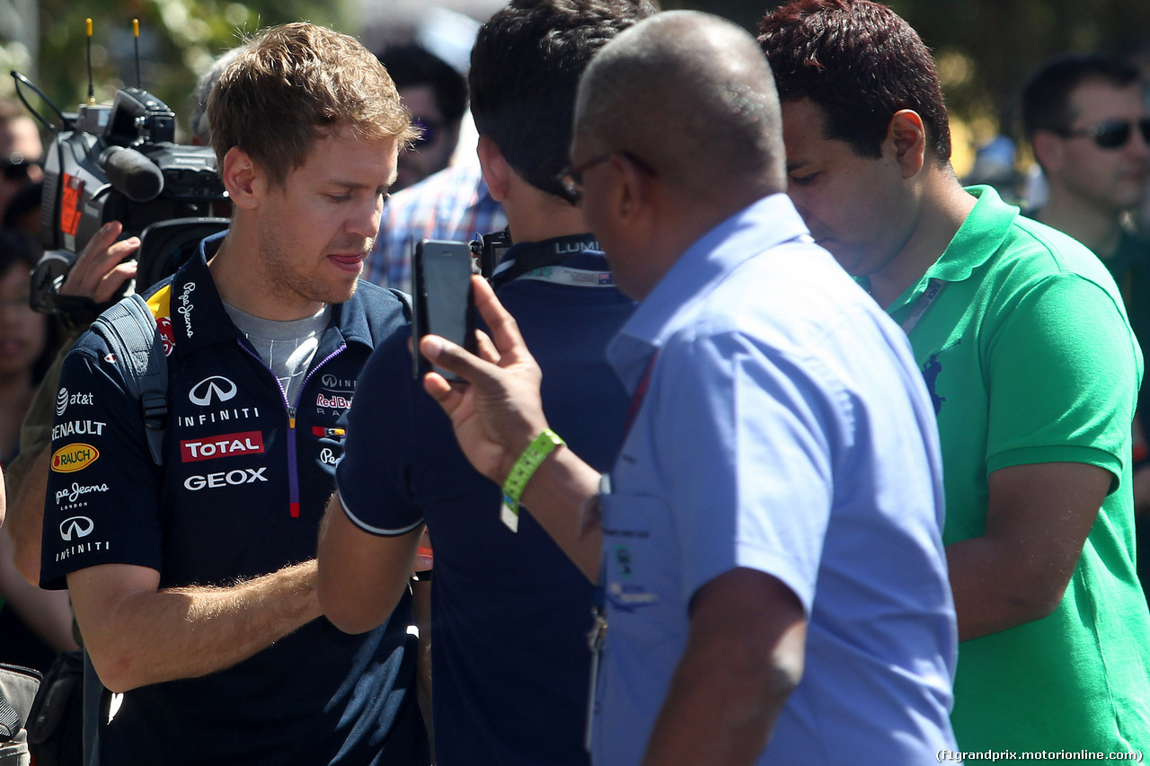 GP AUSTRALIA, 13.03.2014- Sebastian Vettel (GER) Red Bull Racing RB10