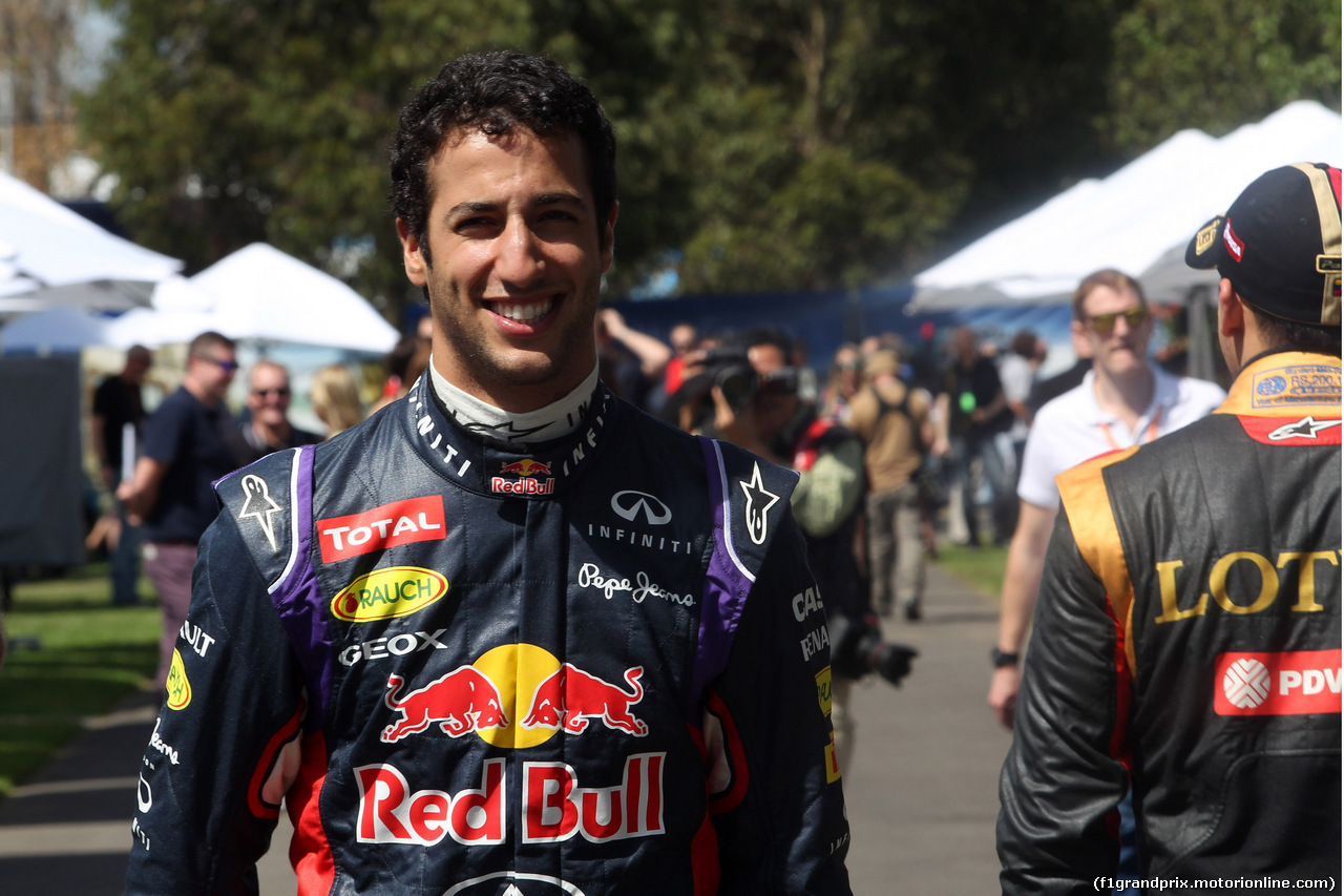 GP AUSTRALIA, 13.03.2014- Daniel Ricciardo (AUS) Red Bull Racing RB10
