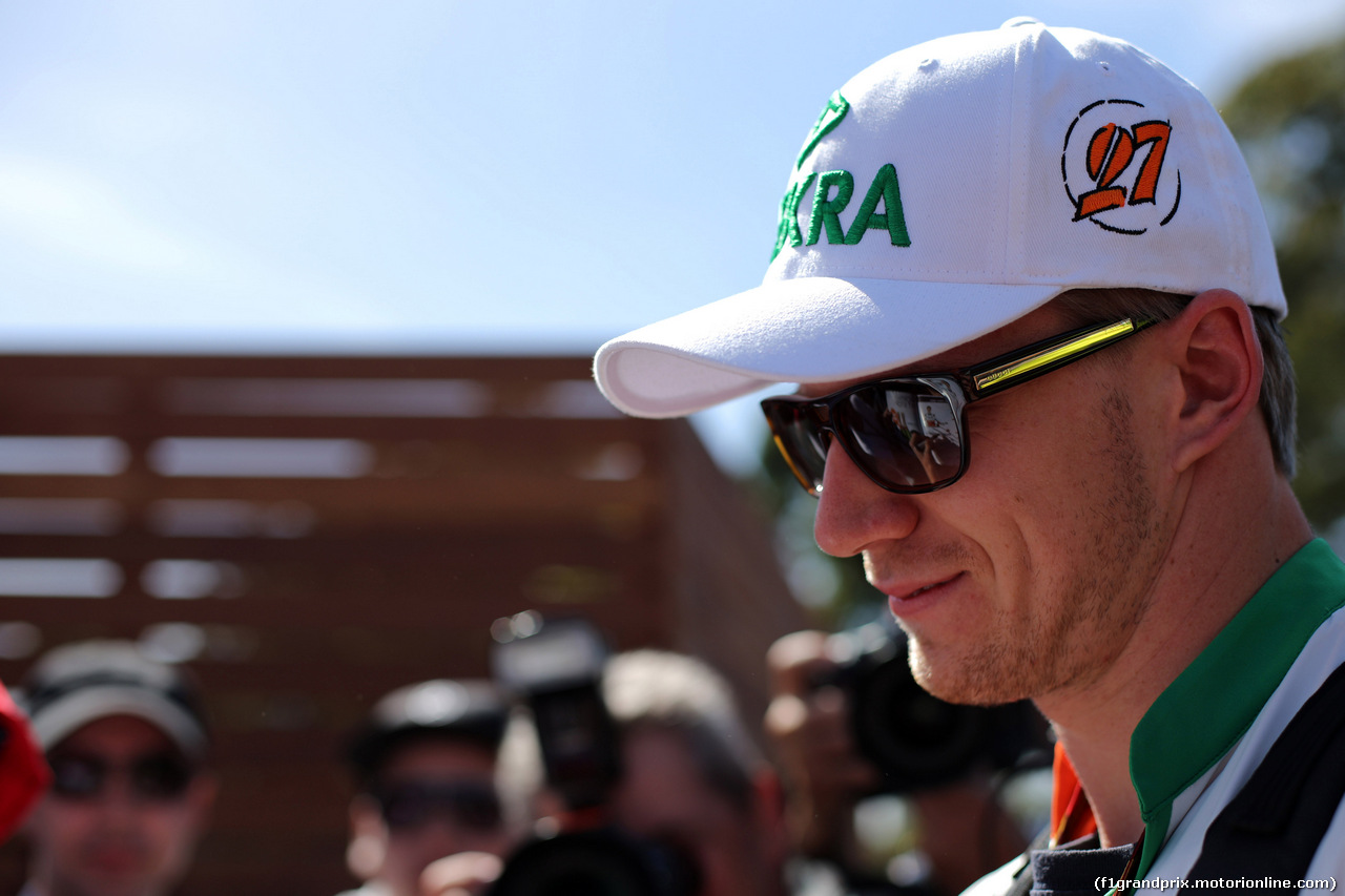 GP AUSTRALIA, 13.03.2014- Nico Hulkenberg (GER) Sahara Force India F1 VJM07