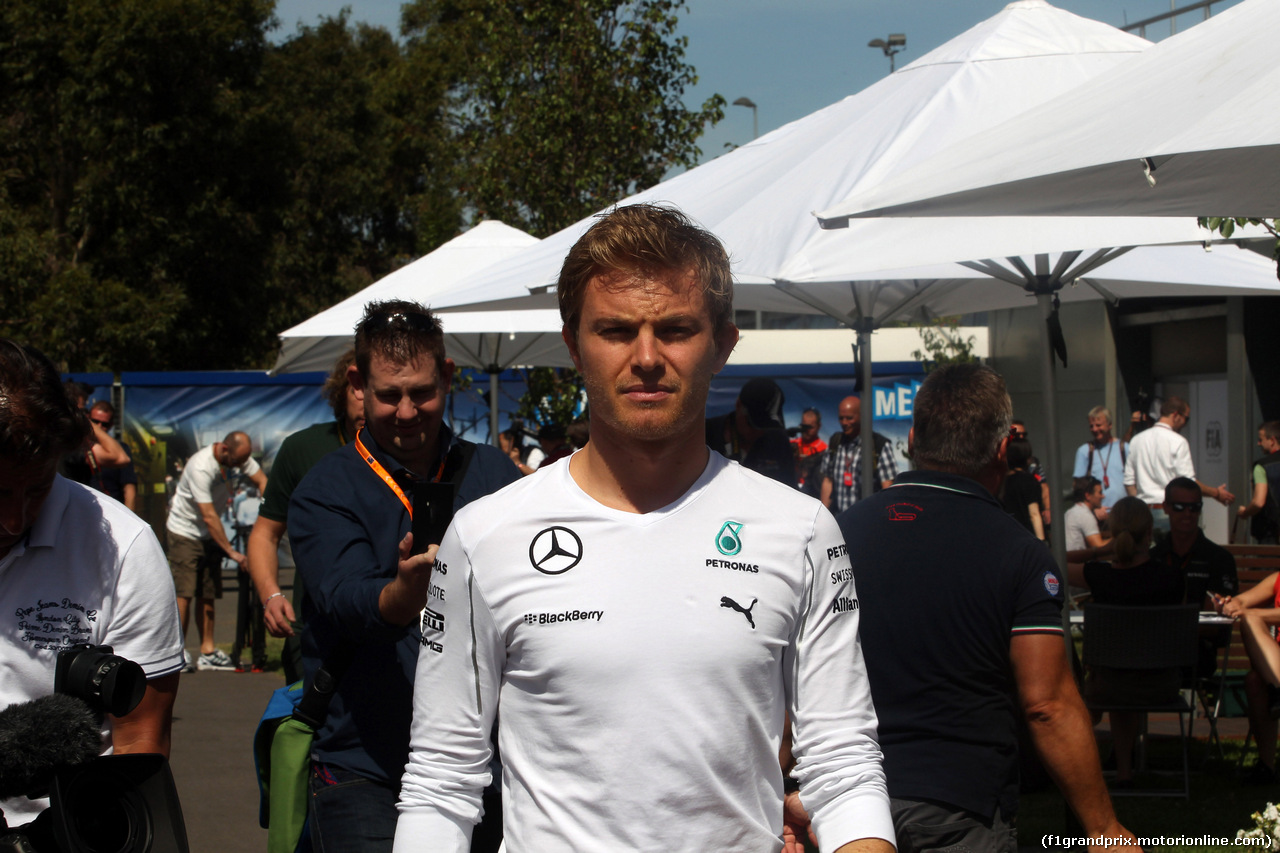 GP AUSTRALIA, 13.03.2014- Nico Rosberg (GER) Mercedes AMG F1 W05