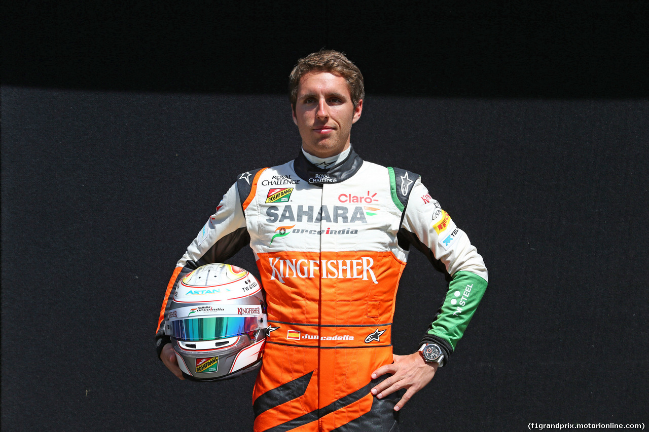 GP AUSTRALIA, 13.03.2014- Daniel Juncadella (ESP) Sahara Force India F1 VJM07 Test e Reserve Driver.