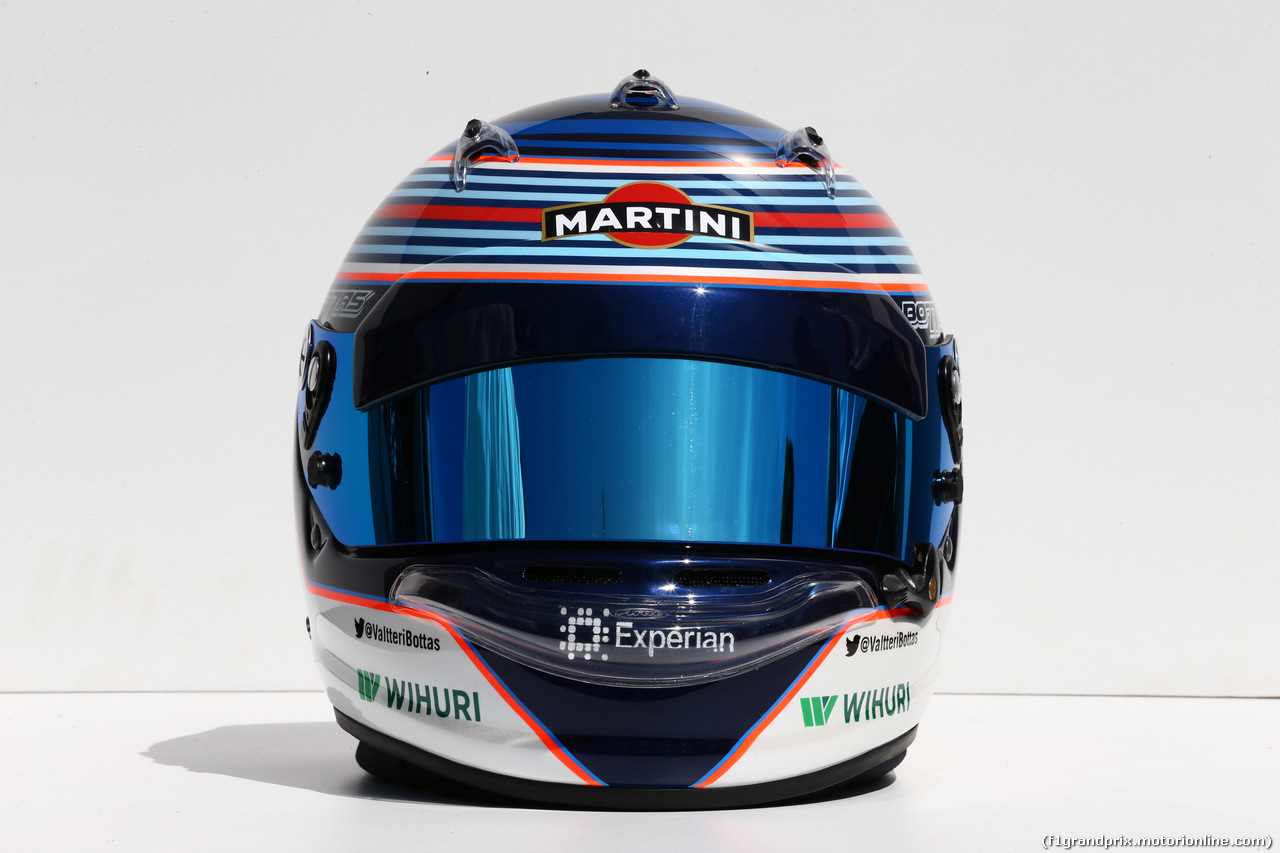 GP AUSTRALIA, 13.03.2014- The helmet of Valtteri Bottas (FIN) Williams F1 Team FW36