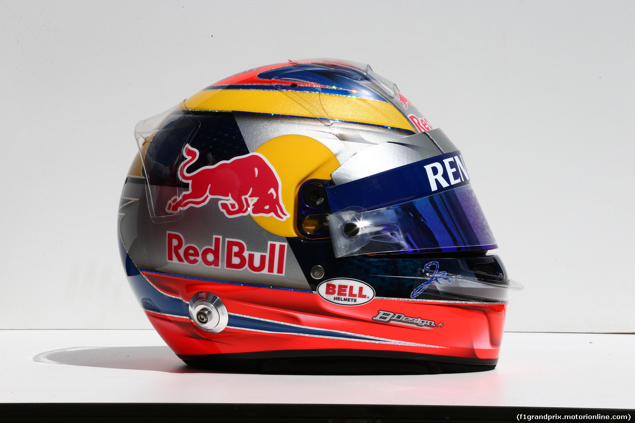 GP AUSTRALIA, 13.03.2014- The helmet of Jean-Eric Vergne (FRA) Scuderia Toro Rosso STR9