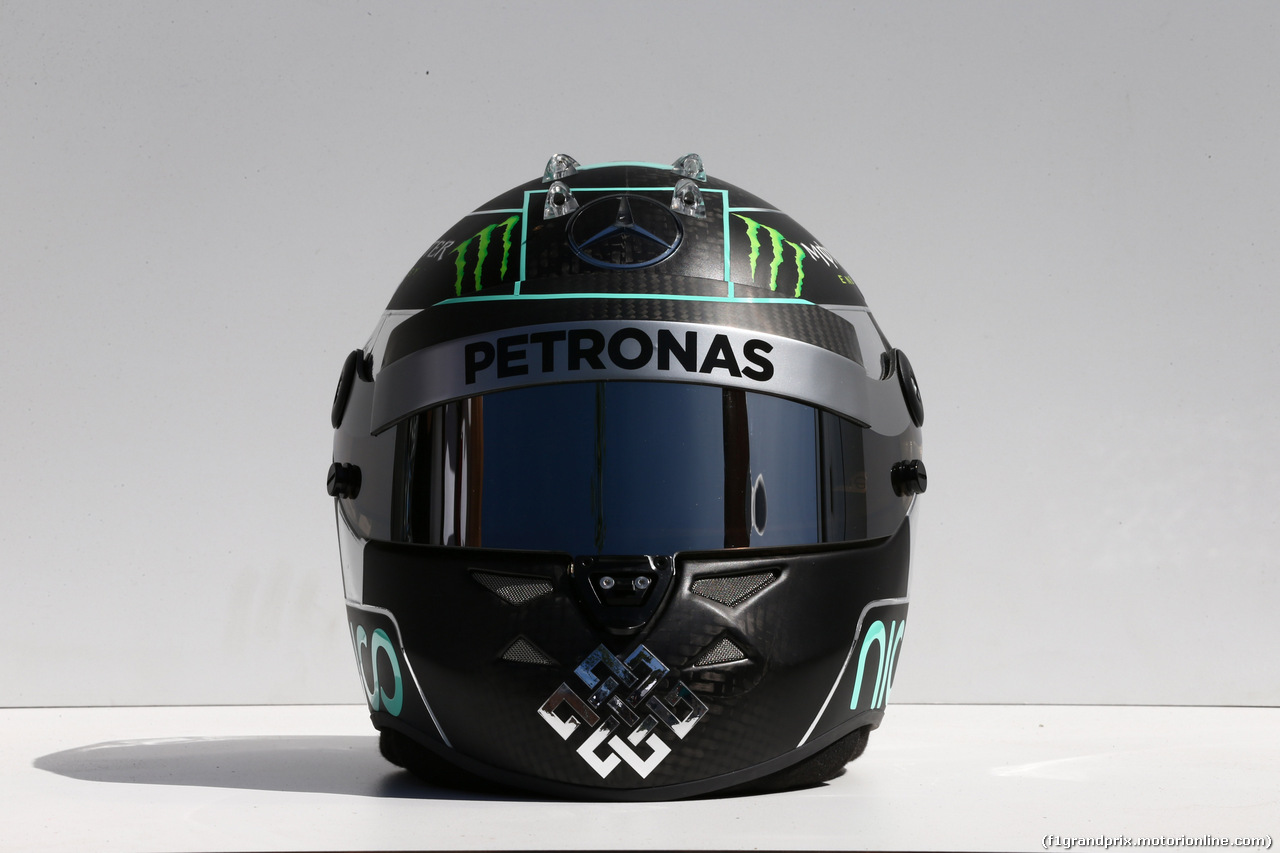 GP AUSTRALIA, 13.03.2014- The helmet of Nico Rosberg (GER) Mercedes AMG F1 W05