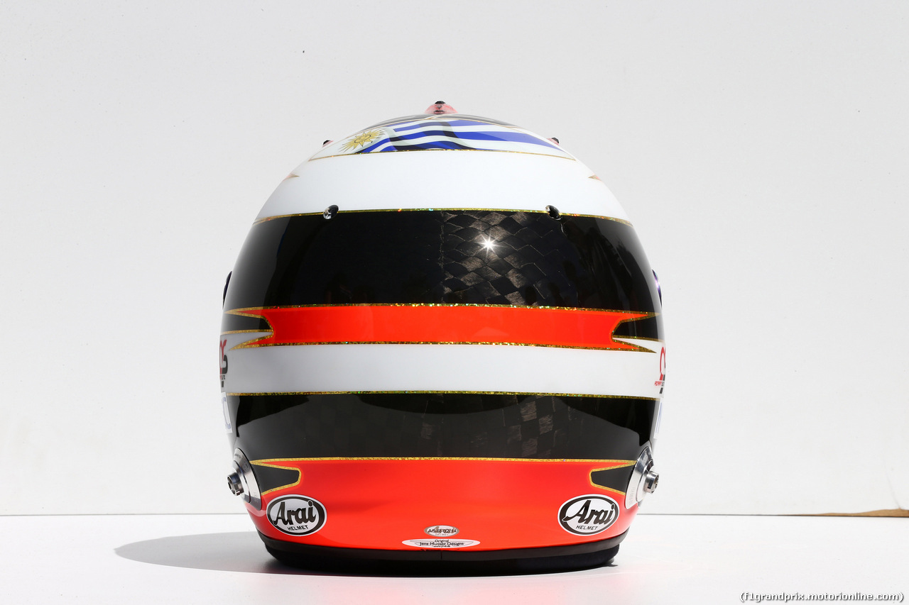 GP AUSTRALIA, 13.03.2014- The helmet of Adrian Sutil (GER) Sauber F1 Team C33