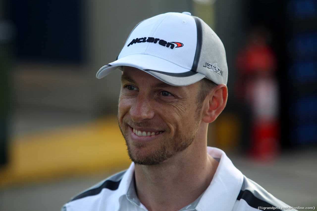 GP AUSTRALIA, 13.03.2014- Jenson Button (GBR) McLaren Mercedes MP4-29