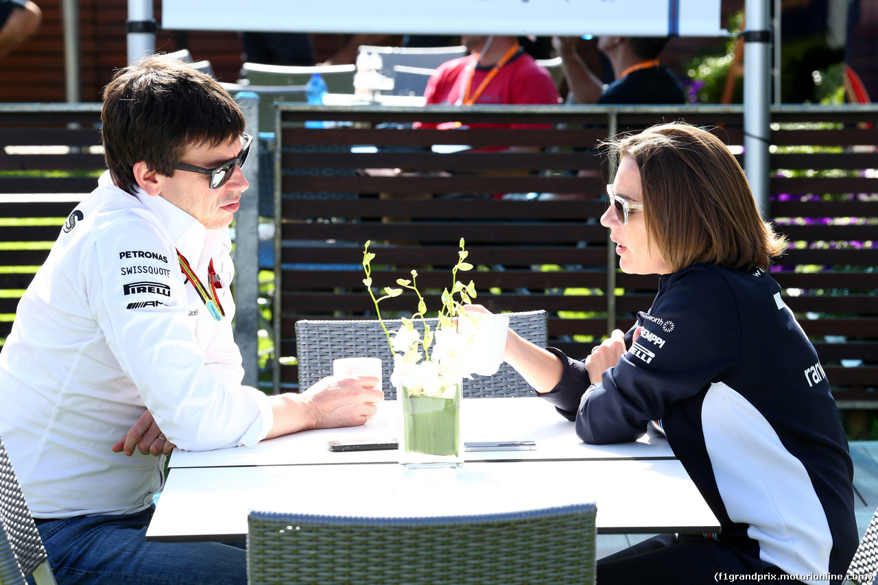 GP AUSTRALIA, 13.03.2014- Claire Williams (GBR) Williams Deputy Team Principal.