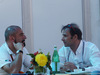 GP AUSTRALIA, 13.03.2014- (L-R) Ivan Capelli (ITA), Emanuele Pirro (ITA), FIA Steward