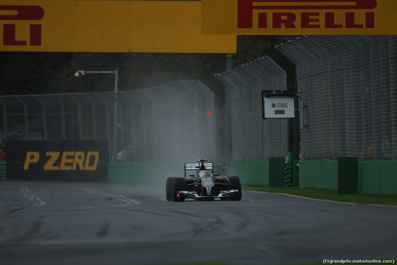 GP AUSTRALIA, 15.03.2014- Qualifiche, Esteban Gutierrez (MEX), Sauber F1 Team C33