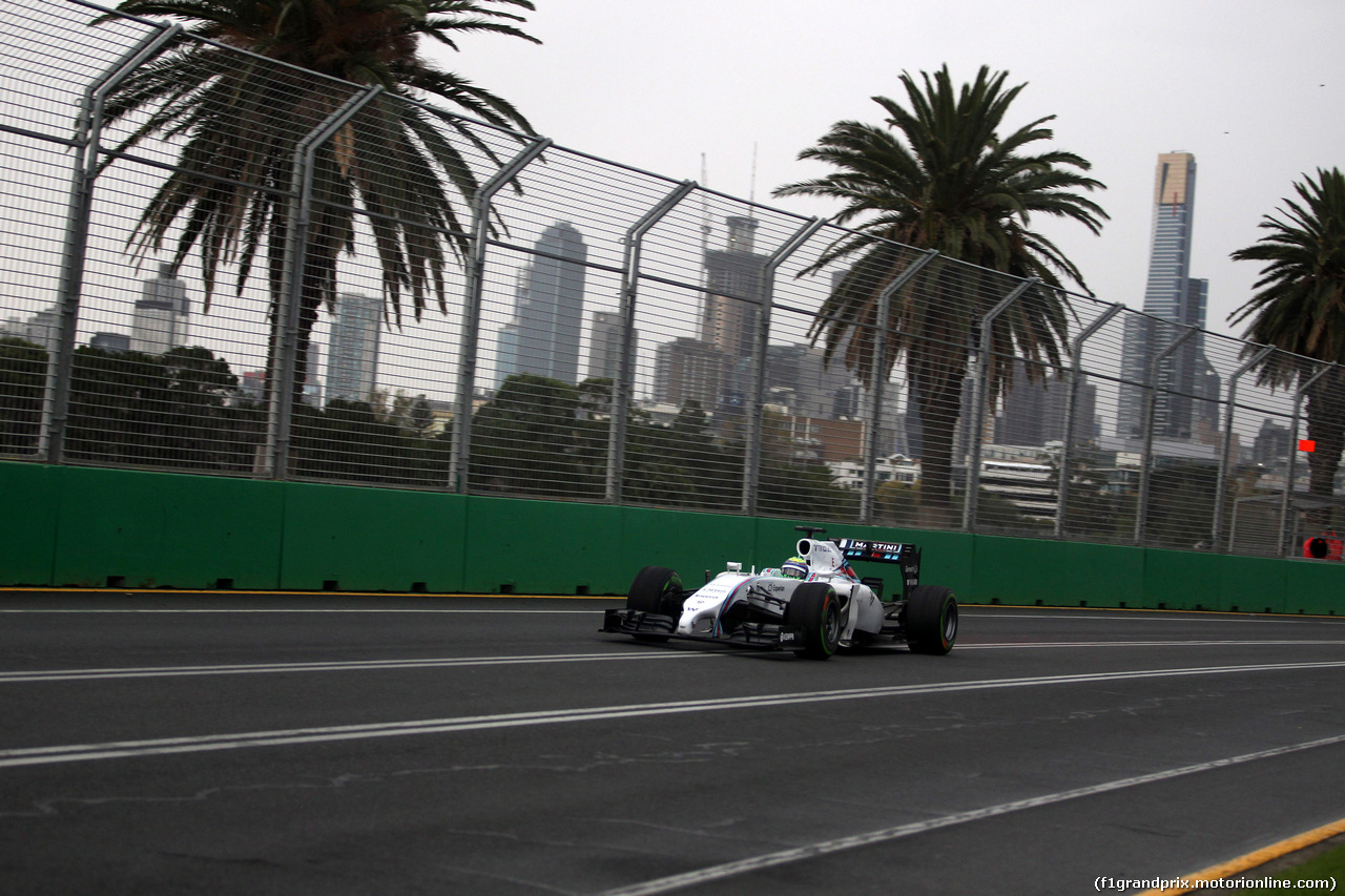 GP AUSTRALIA, 15.03.2014- Qualifiche, Felipe Massa (BRA) Williams F1 Team FW36