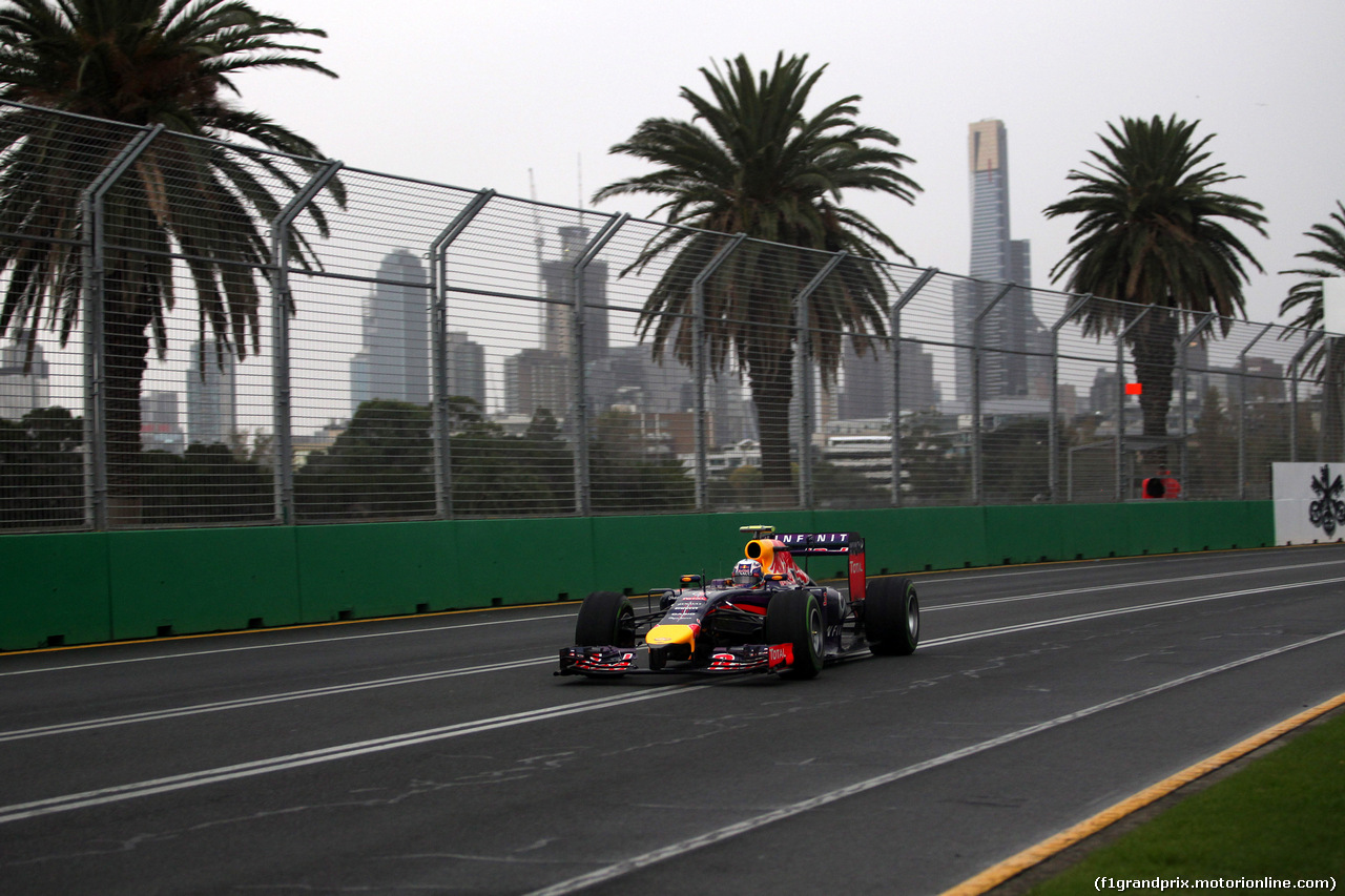 GP AUSTRALIA, 15.03.2014- Qualifiche, Daniel Ricciardo (AUS) Red Bull Racing RB10