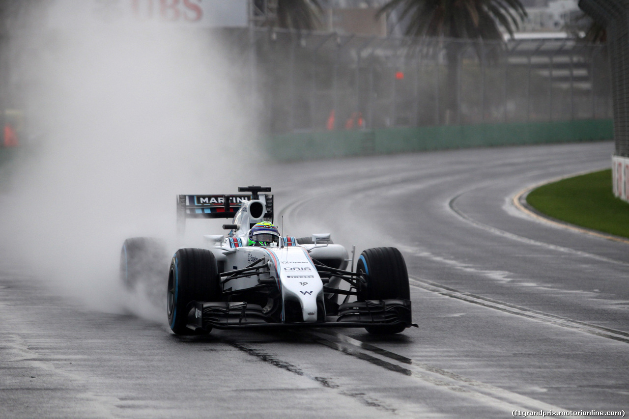 GP AUSTRALIA, 15.03.2014- Qualifiche, Felipe Massa (BRA) Williams F1 Team FW36