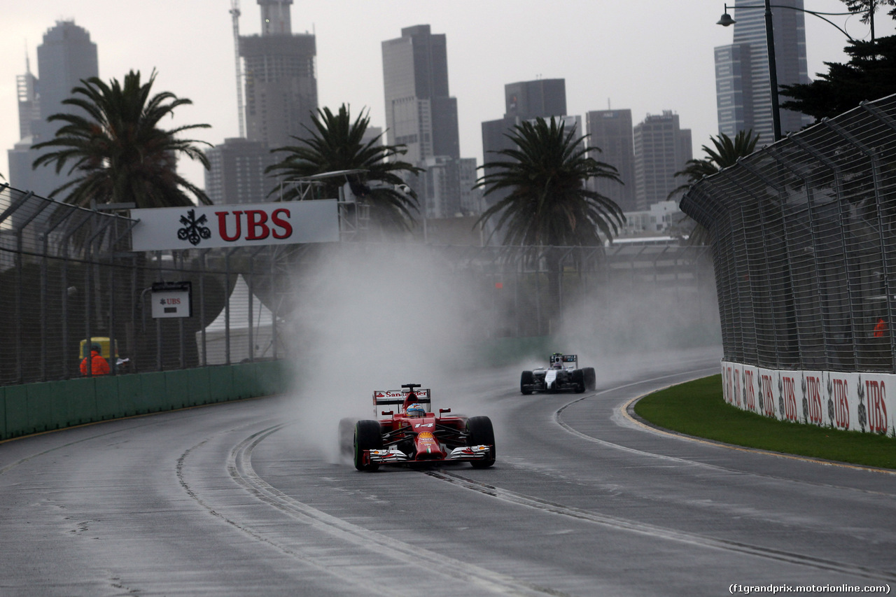 GP AUSTRALIA, 15.03.2014- Qualifiche, Fernando Alonso (ESP) Ferrari F14-T