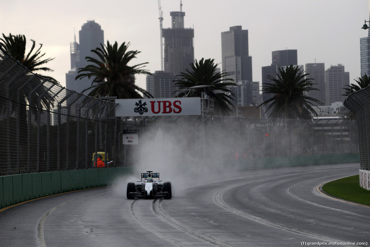 GP AUSTRALIA, 15.03.2014- Qualifiche, Felipe Massa (BRA) Williams F1 Team FW36