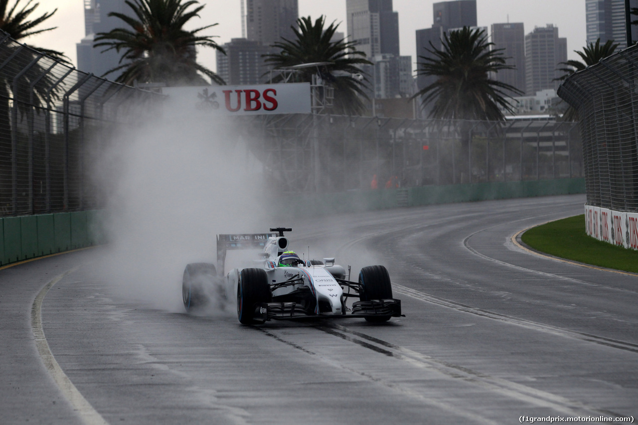 GP AUSTRALIA, 15.03.2014- Qualifiche, Felipe Massa (BRA) Williams F1 Team FW36