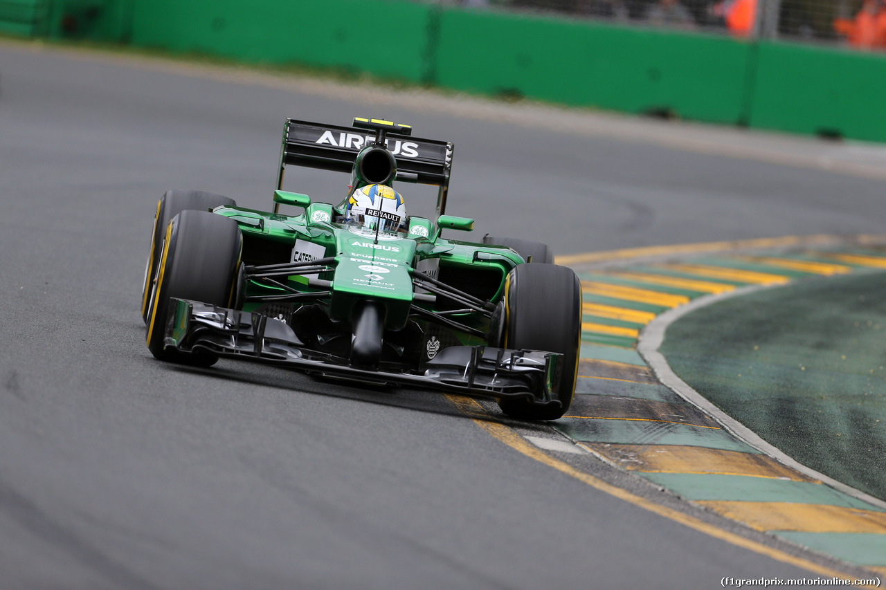 GP AUSTRALIA, 15.03.2014- Qualifiche, Marcus Ericsson (SUE) Caterham F1 Team CT-04