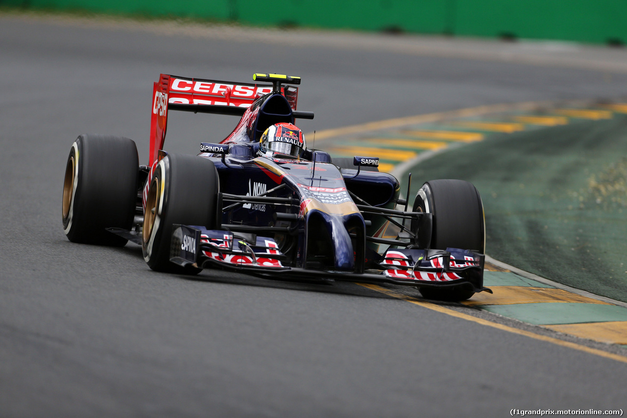 GP AUSTRALIA, 15.03.2014- Qualifiche, Daniil Kvyat (RUS) Scuderia Toro Rosso STR9