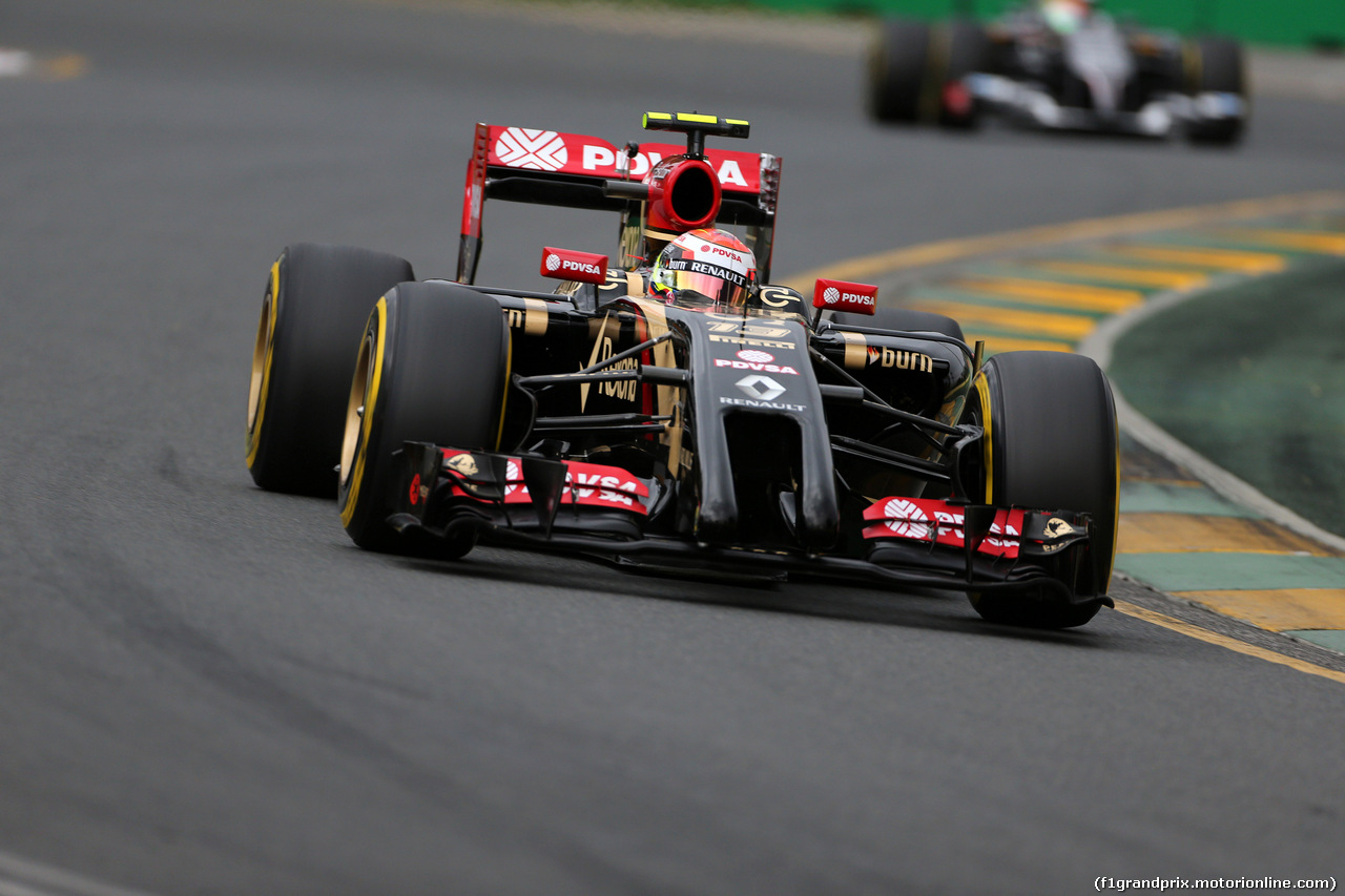 GP AUSTRALIA, 15.03.2014- Qualifiche, Pastor Maldonado (VEN) Lotus F1 Team E22