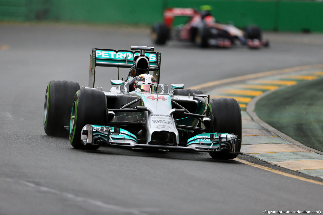 GP AUSTRALIA, 15.03.2014- Qualifiche, Lewis Hamilton (GBR) Mercedes AMG F1 W05