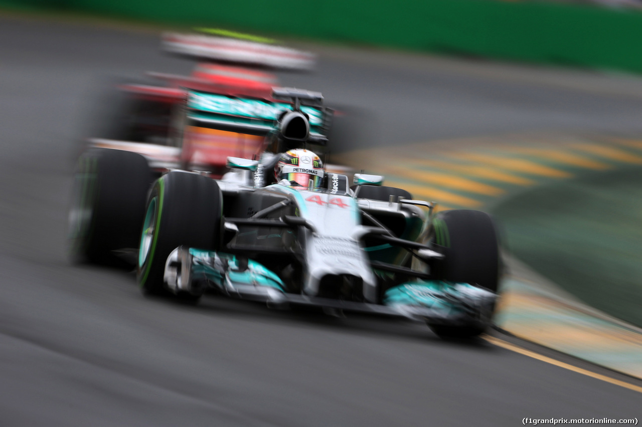 GP AUSTRALIA, 15.03.2014- Qualifiche, Lewis Hamilton (GBR) Mercedes AMG F1 W05