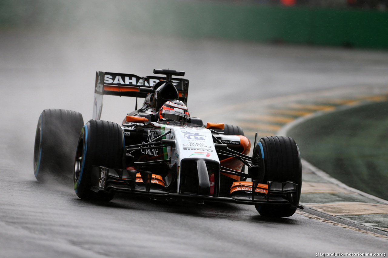 GP AUSTRALIA, 15.03.2014- Qualifiche, Nico Hulkenberg (GER) Sahara Force India F1 VJM07