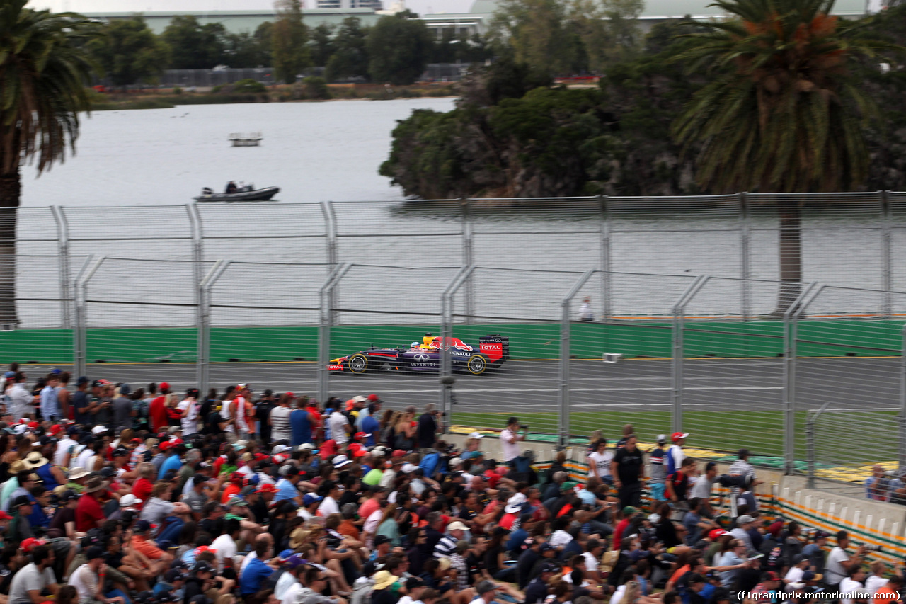 GP AUSTRALIA, 15.03.2014- Qualifiche, Sebastian Vettel (GER) Red Bull Racing RB10