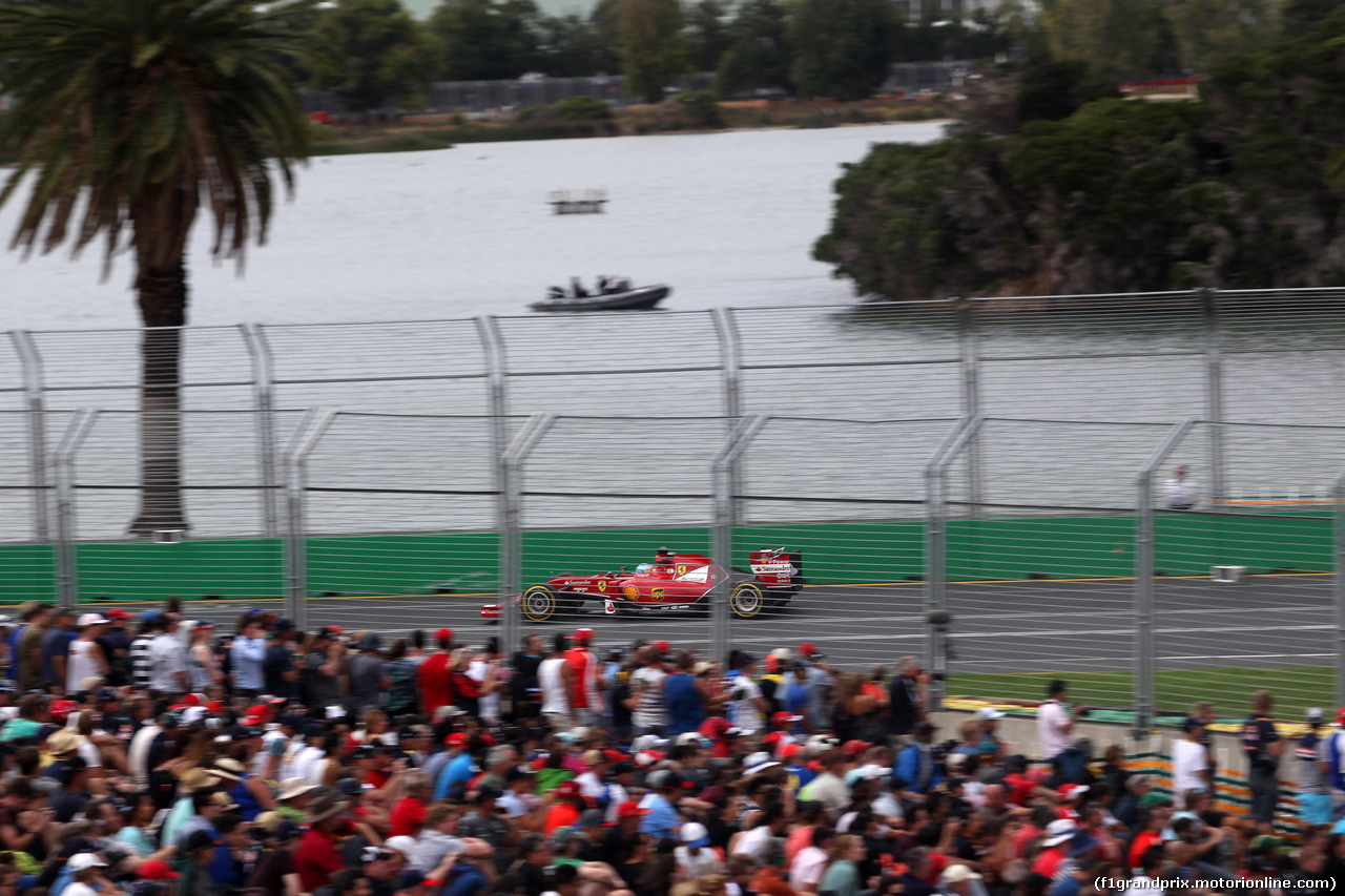 GP AUSTRALIA, 15.03.2014- Qualifiche, Fernando Alonso (ESP) Ferrari F14-T