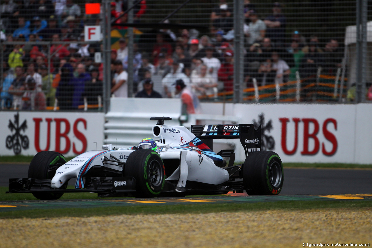 GP AUSTRALIA, 15.03.2014- Qualifiche, Felipe Massa (BRA) Williams F1 Team FW36