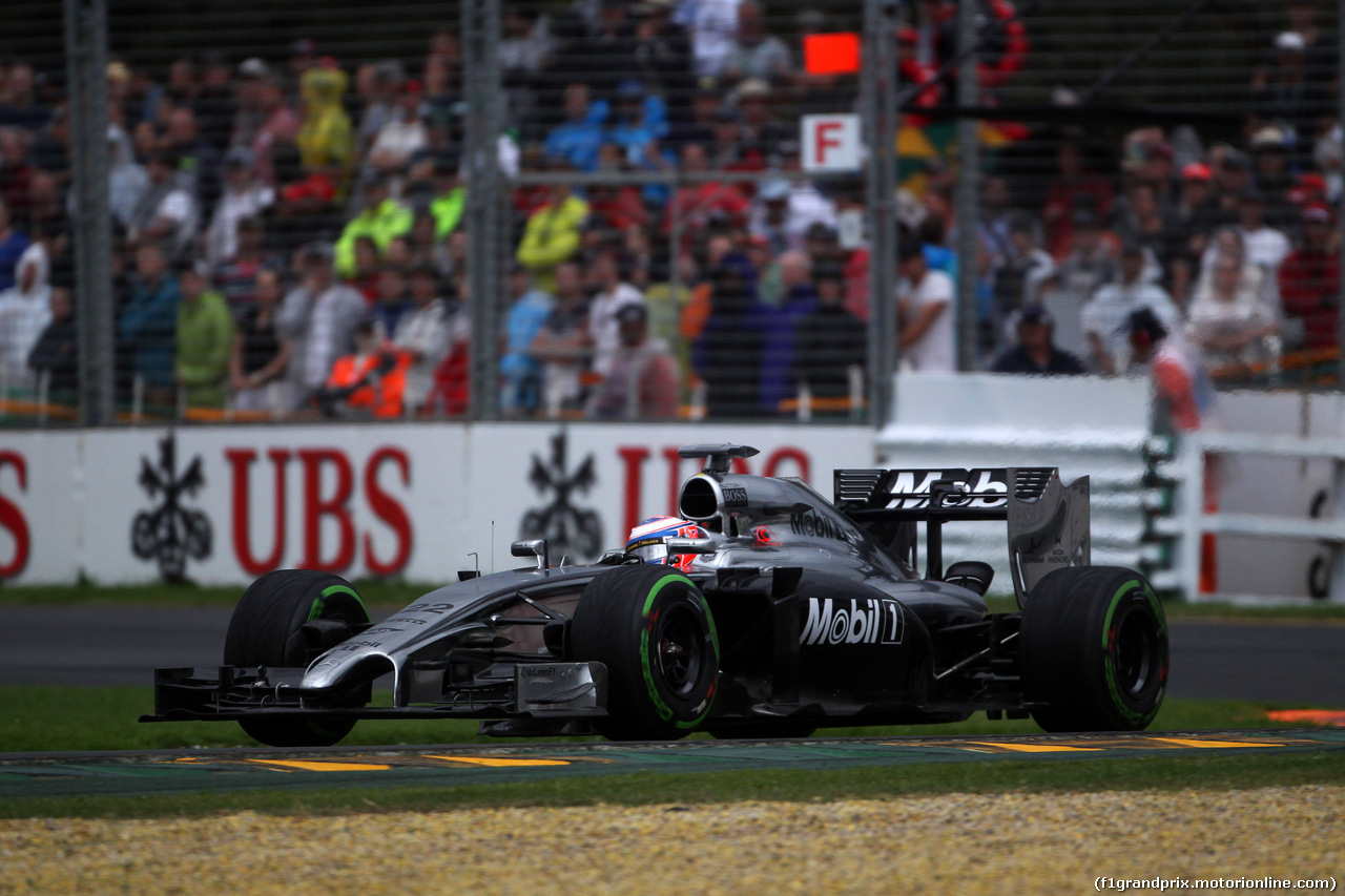 GP AUSTRALIA, 15.03.2014- Qualifiche, Jenson Button (GBR) McLaren Mercedes MP4-29