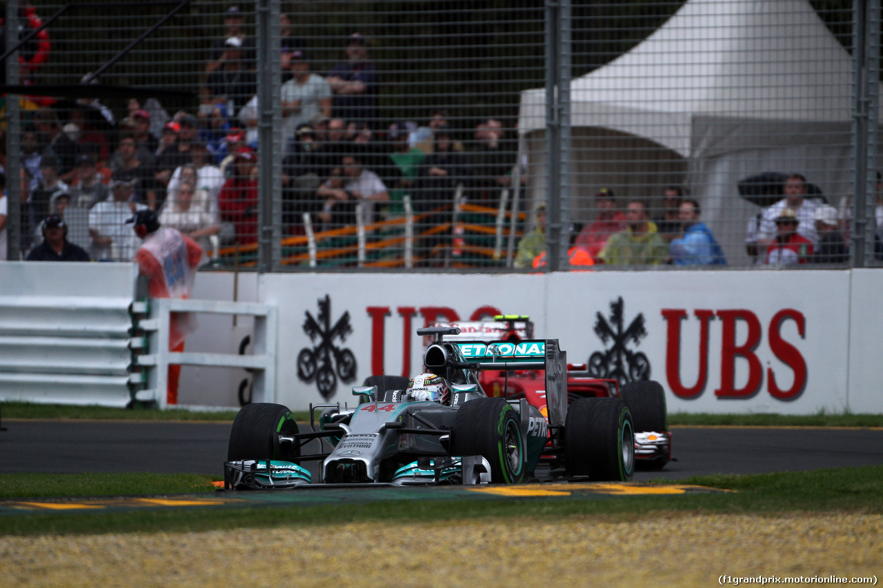 GP AUSTRALIA, 15.03.2014- Qualifiche, Lewis Hamilton (GBR) Mercedes AMG F1 W05