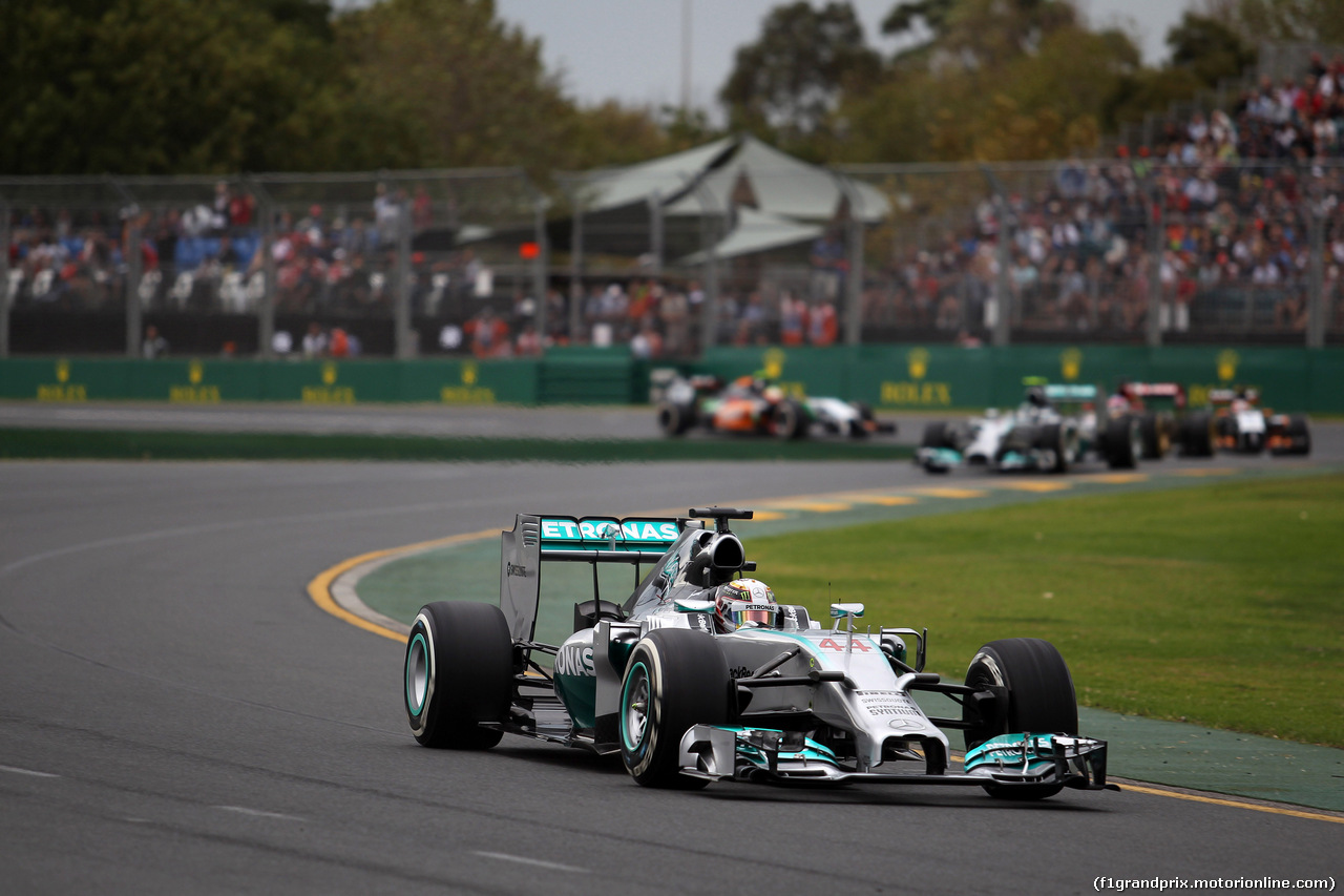 GP AUSTRALIA, 15.03.2014- Qualifiche, Lewis Hamilton (GBR) Mercedes AMG F1 W05