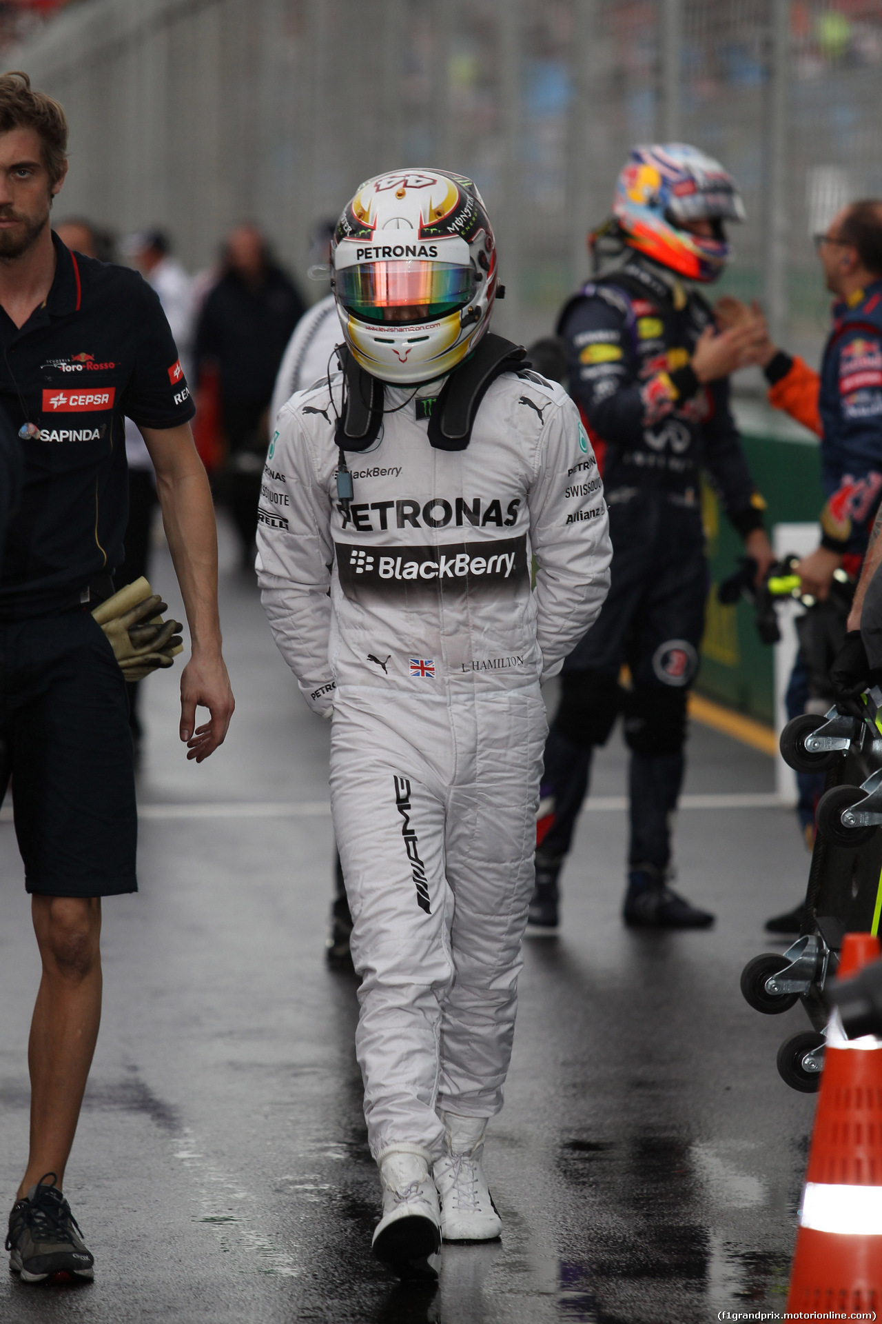 GP AUSTRALIA, 15.03.2014- Qualifiche, Lewis Hamilton (GBR) Mercedes AMG F1 W05 pole position