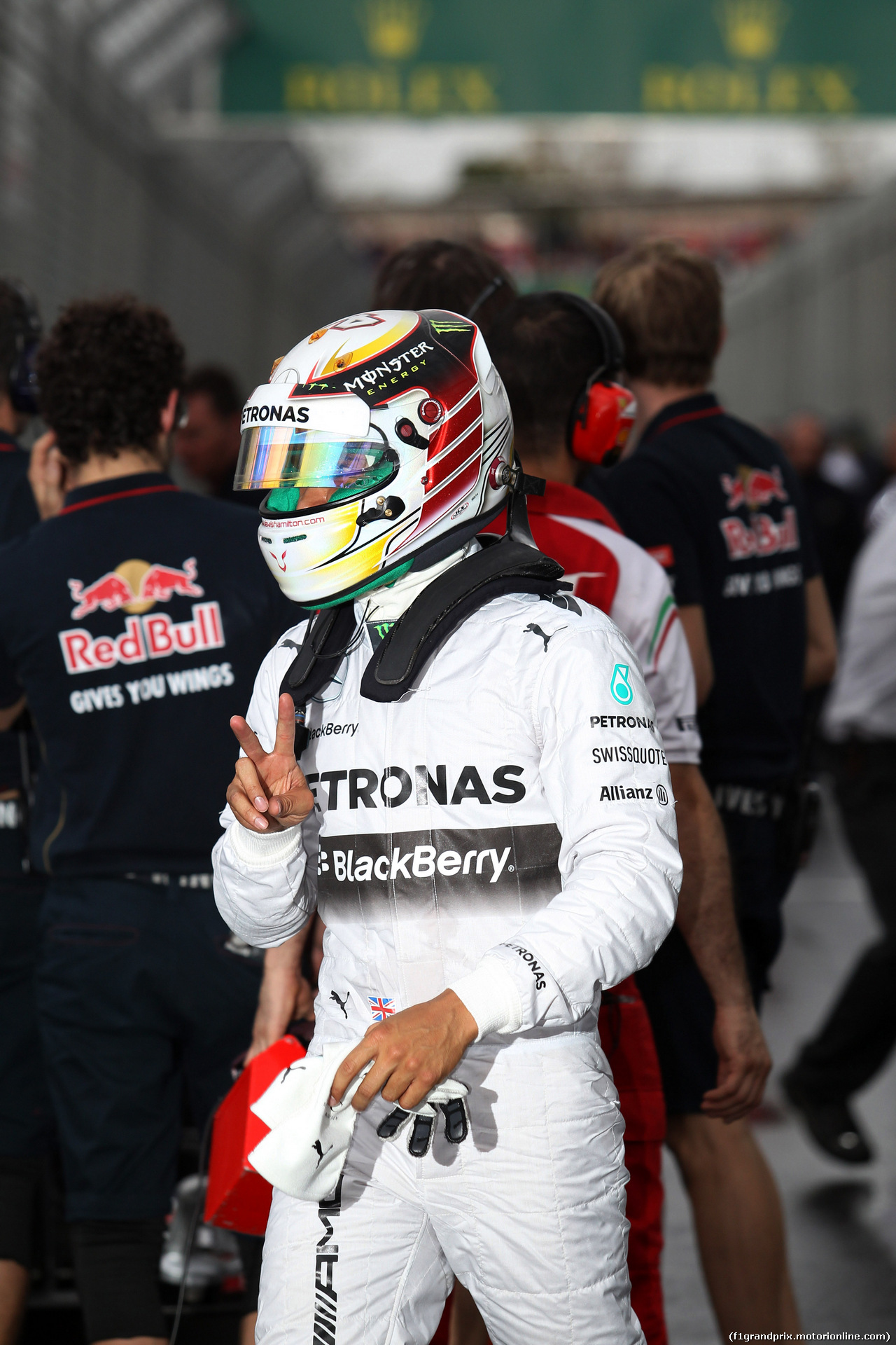 GP AUSTRALIA, 15.03.2014- Qualifiche, Lewis Hamilton (GBR) Mercedes AMG F1 W05 pole position