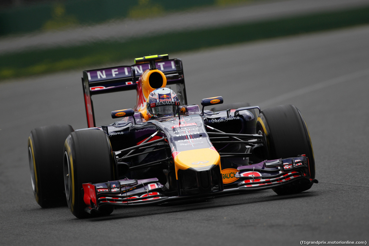 GP AUSTRALIA, 15.03.2014- Qualifiche, Daniel Ricciardo (AUS) Red Bull Racing RB10