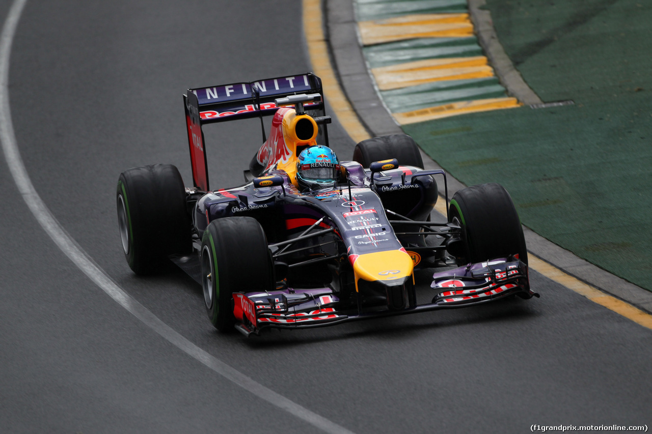 GP AUSTRALIA, 15.03.2014- Qualifiche, Sebastian Vettel (GER) Red Bull Racing RB10