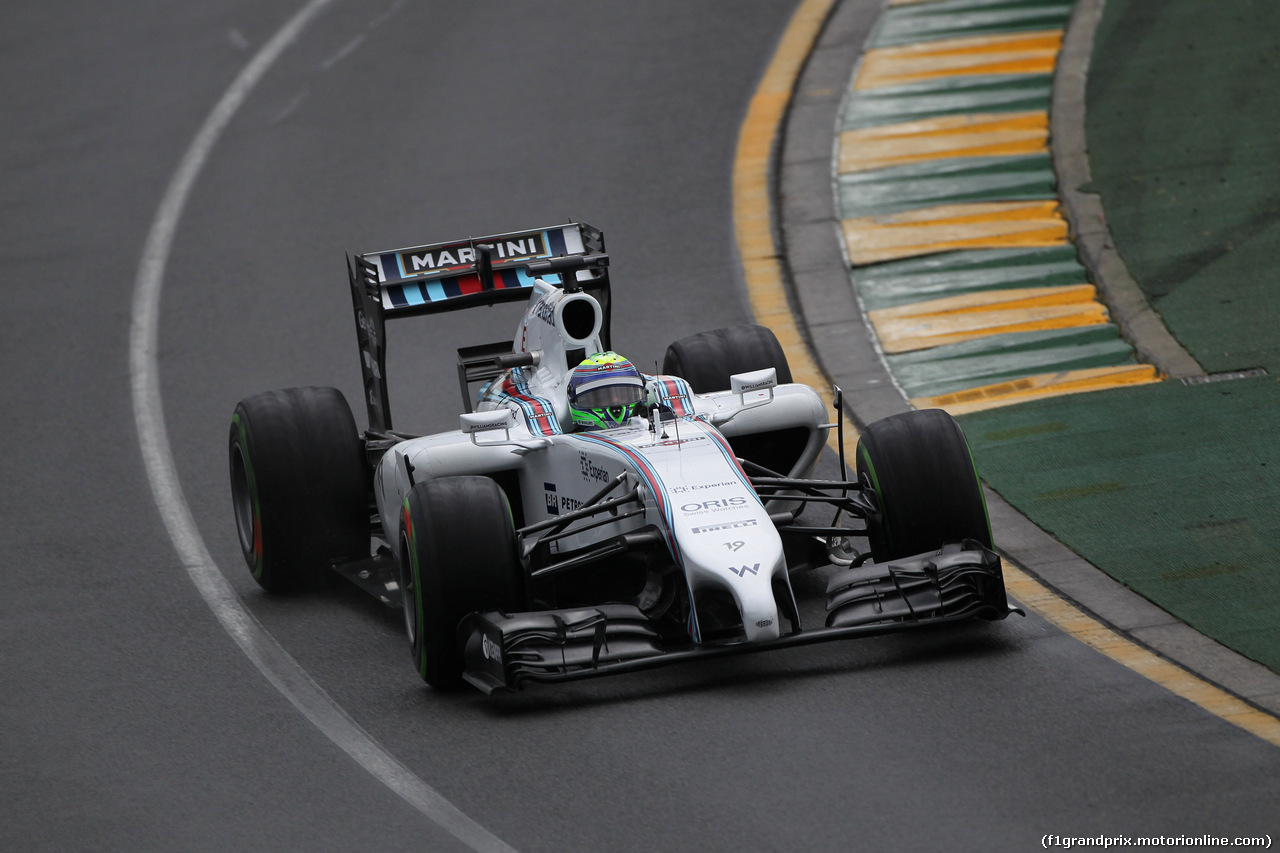 GP AUSTRALIA, 15.03.2014- Qualifiche, Felipe Massa (BRA) Williams F1 Team FW36