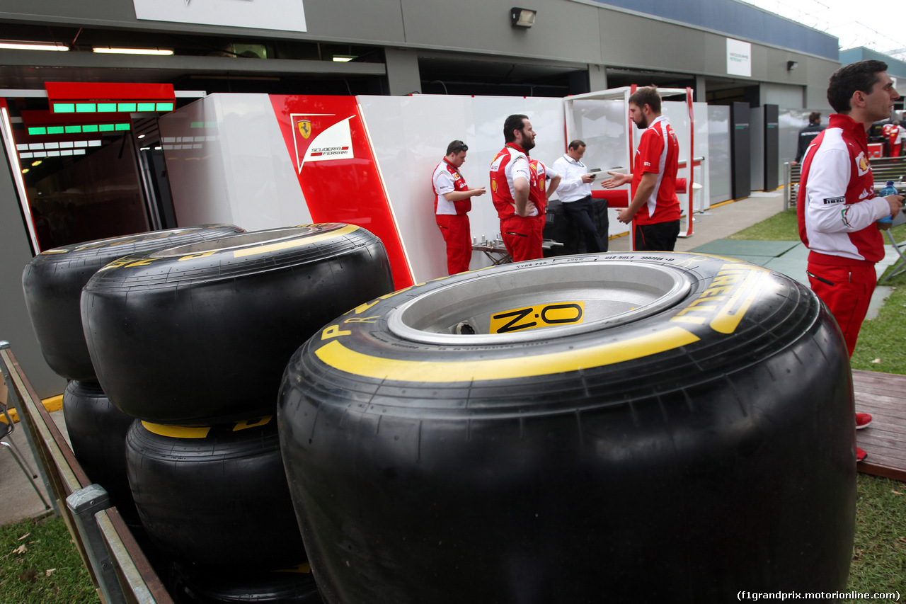 GP AUSTRALIA, 15.03.2014- Pirelli Tyres e OZ Wheels