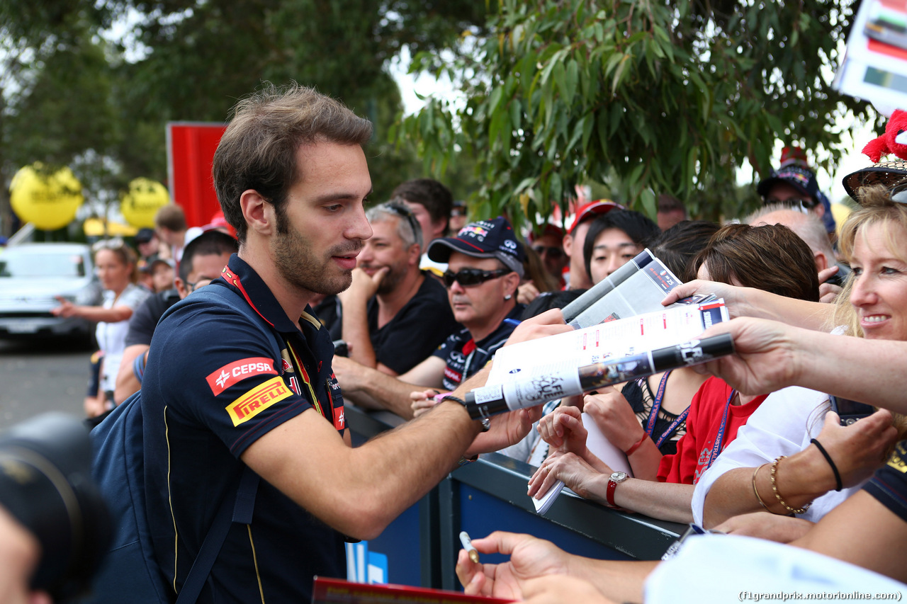 GP AUSTRALIA, 15.03.2014- Jean-Eric Vergne (FRA) Scuderia Toro Rosso STR9