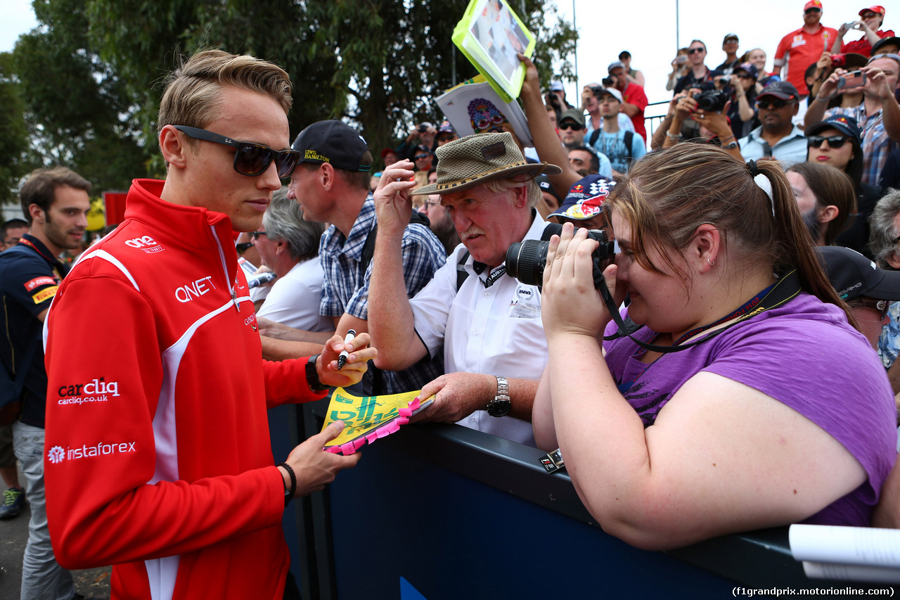 GP AUSTRALIA, 15.03.2014- Max Chilton (GBR), Marussia F1 Team MR03