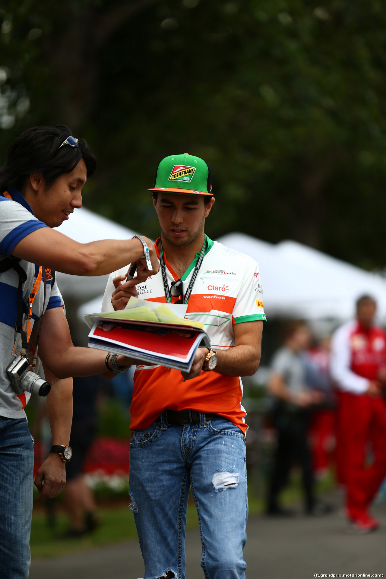 GP AUSTRALIA, 15.03.2014- Sergio Perez (MEX) Sahara Force India F1 VJM07