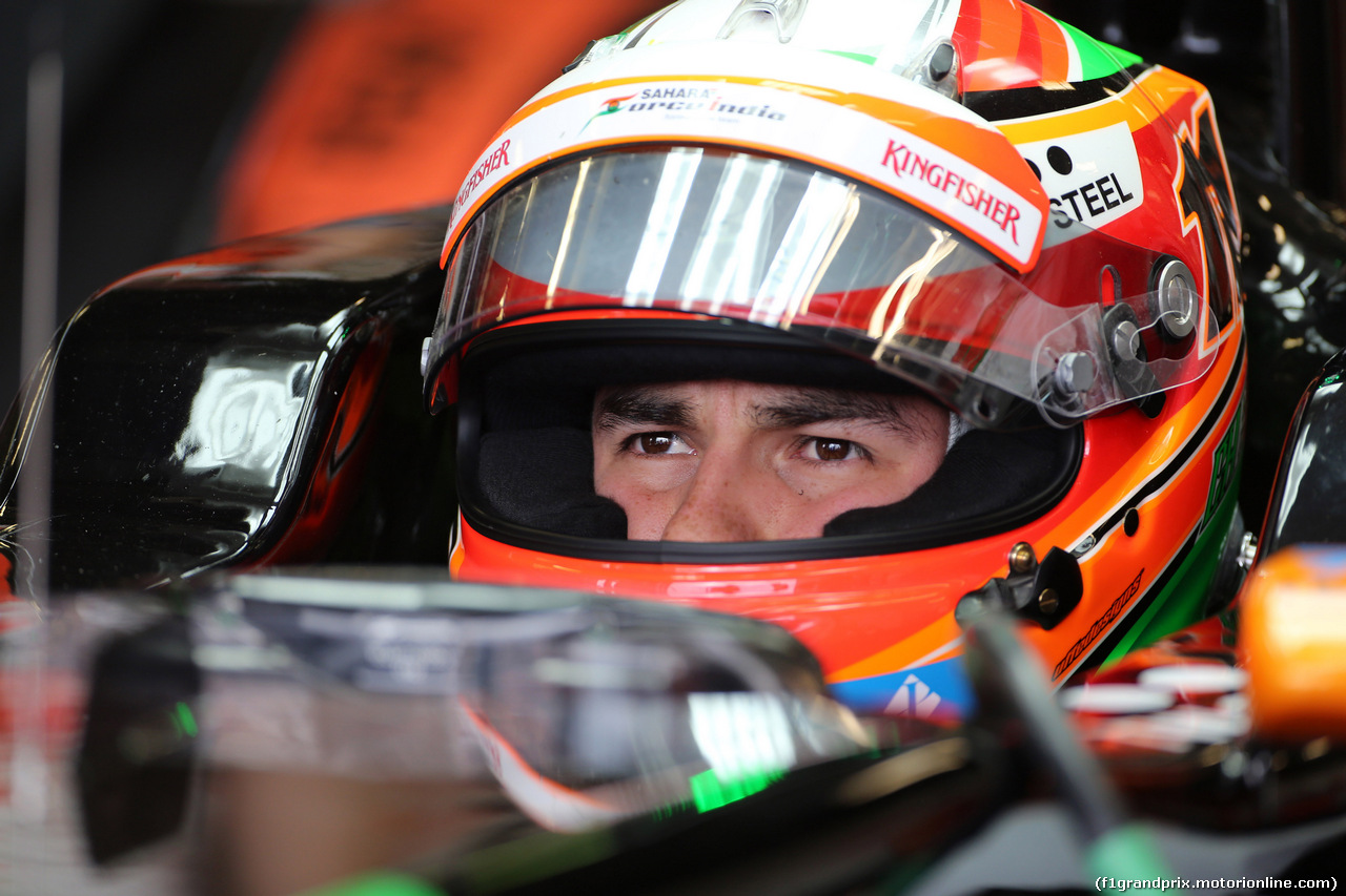 GP AUSTRALIA, 15.03.2014- Prove Libere 3, Sergio Perez (MEX) Sahara Force India F1 VJM07