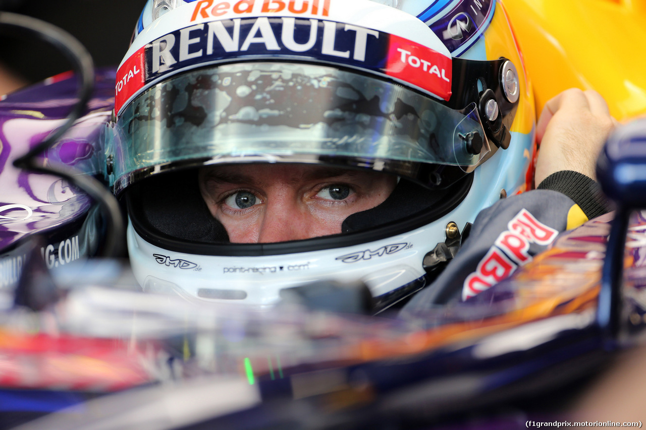 GP AUSTRALIA, 15.03.2014- Prove Libere 3, Sebastian Vettel (GER) Red Bull Racing RB10