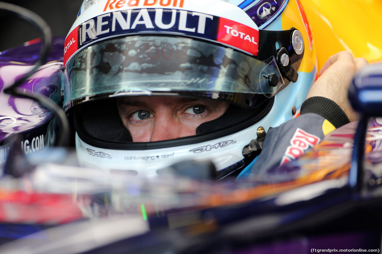 GP AUSTRALIA, 15.03.2014- Prove Libere 3, Sebastian Vettel (GER) Red Bull Racing RB10