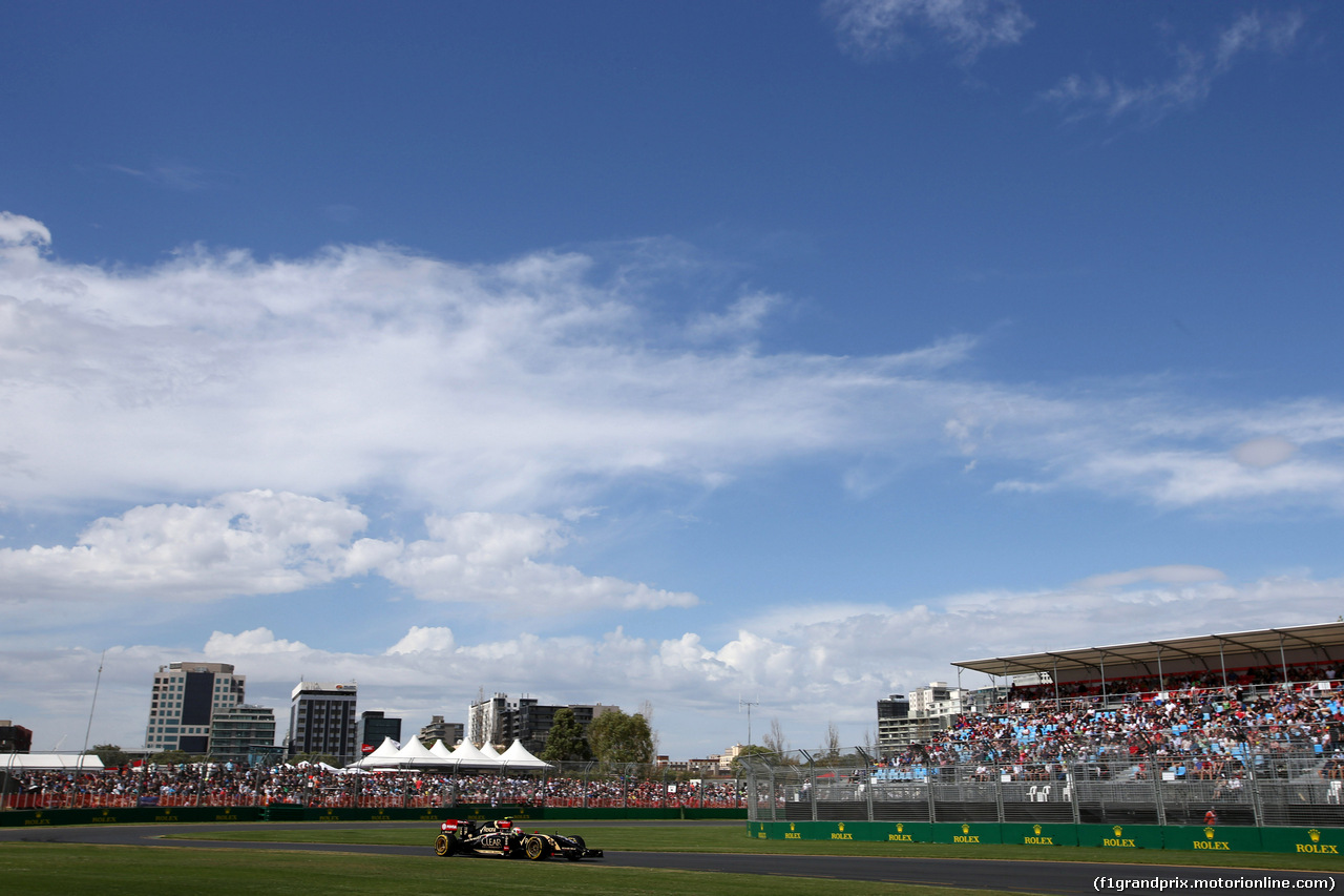 GP AUSTRALIA, 15.03.2014- Prove Libere 3, Pastor Maldonado (VEN) Lotus F1 Team E22