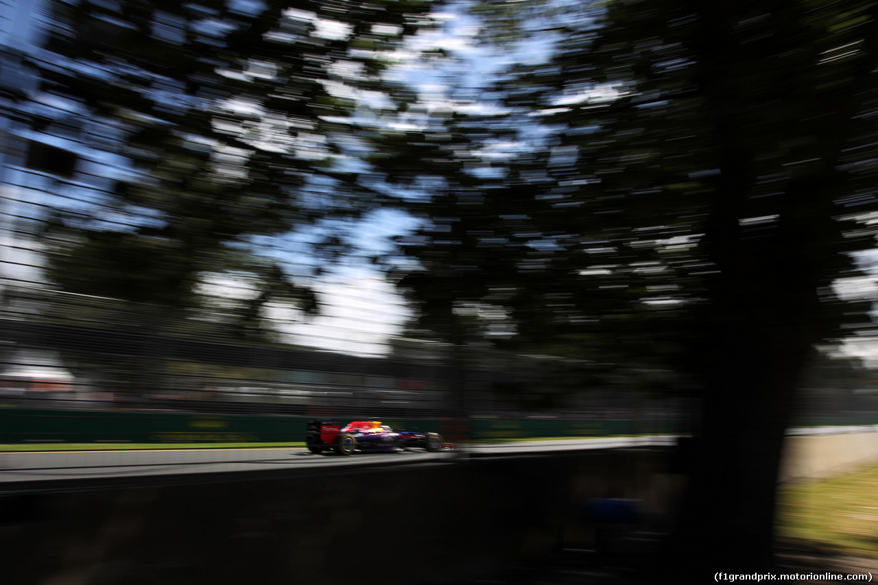 GP AUSTRALIA, 15.03.2014- Prove Libere 3, Sebastian Vettel (GER) Red Bull Racing RB10