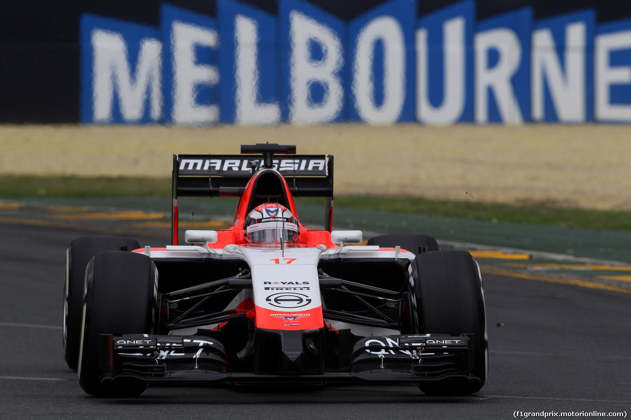 GP AUSTRALIA, 15.03.2014- Prove Libere 3, Jules Bianchi (FRA) Marussia F1 Team MR03