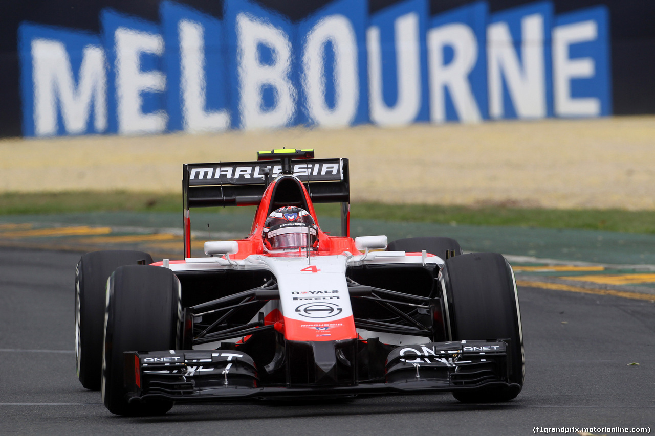 GP AUSTRALIA, 15.03.2014- Prove Libere 3, Max Chilton (GBR), Marussia F1 Team MR03