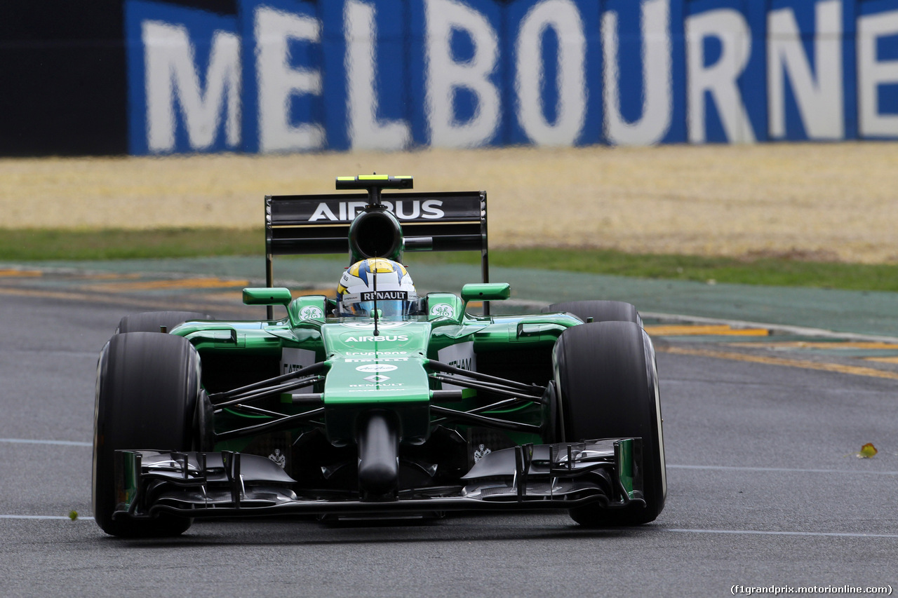 GP AUSTRALIA, 15.03.2014- Prove Libere 3, Marcus Ericsson (SUE) Caterham F1 Team CT-04