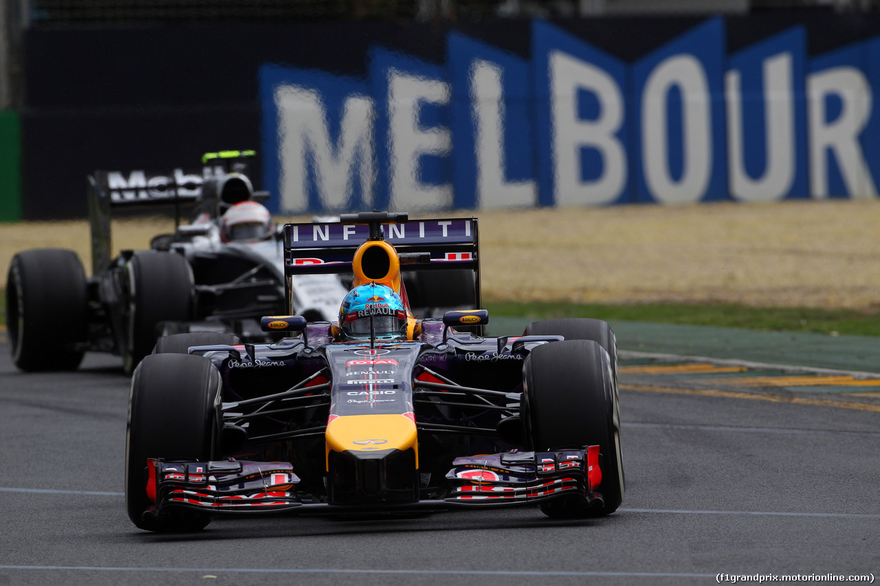 GP AUSTRALIA, 15.03.2014- Prove Libere 3, Sebastian Vettel (GER) Red Bull Racing RB10