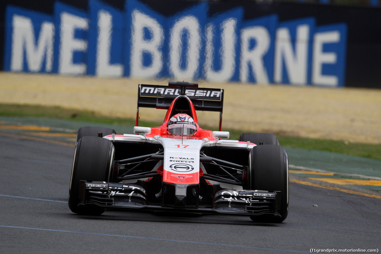 GP AUSTRALIA, 15.03.2014- Prove Libere 3, Jules Bianchi (FRA) Marussia F1 Team MR03